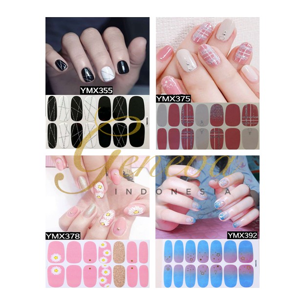 ✅COD - Nail Sticker Stiker Kuku Nail Art