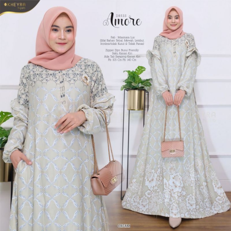 AMORE DRESS BY KHEYRA HIJAB