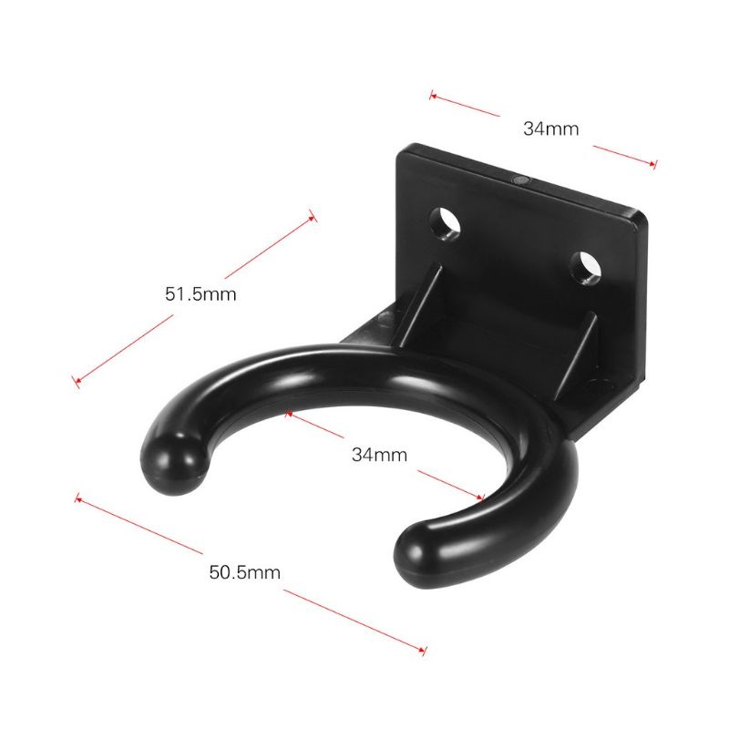 Hanger Microphone Hanger Mic Wall Mount Holder Hook Clamp Plastic