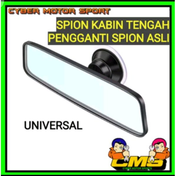 TERMURAH -  Spion mobil universal. spion tengah tempel kaca depan. Spion kabin mobil universal.