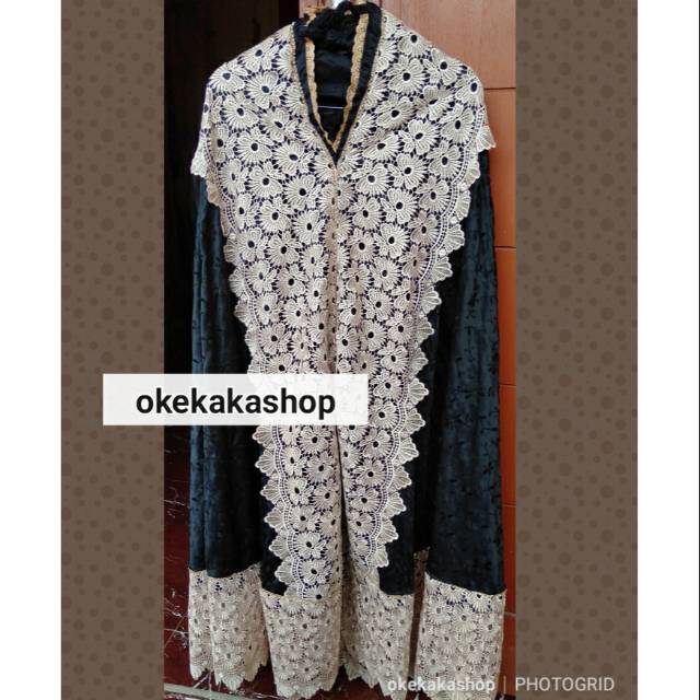 Mukena Sutra Paris Prada Renda Bunga Mukena Hantaran Mukenah Jumbo Mukena Mewah Mukena Terbaru