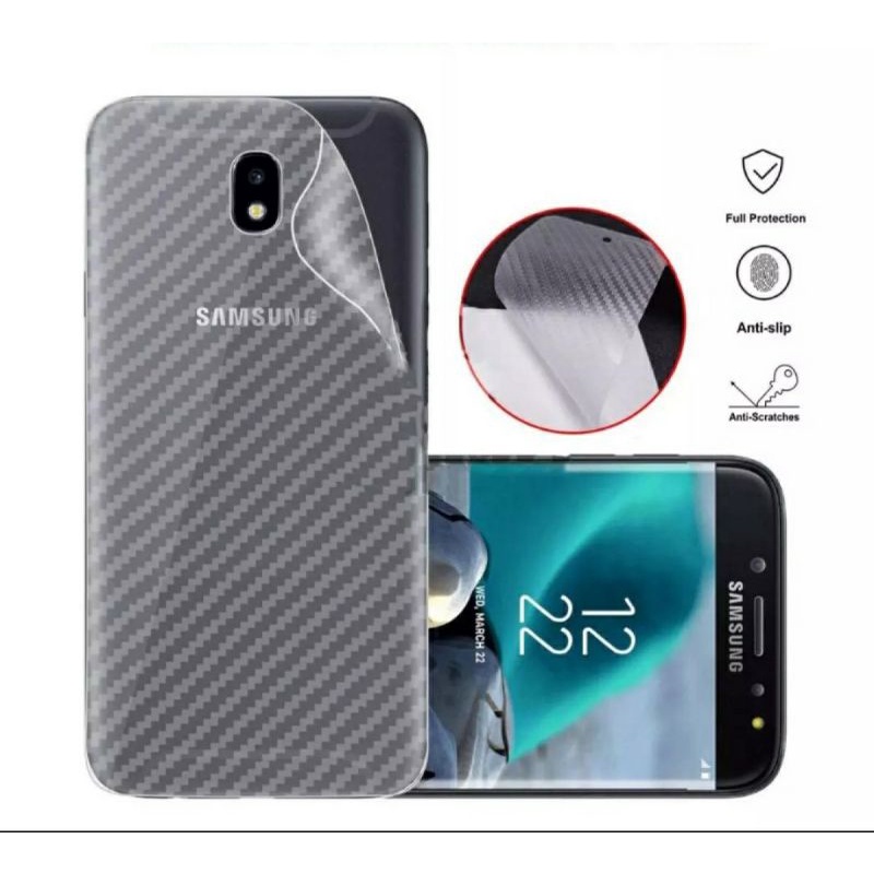 GARSKIN CARBON SAMSUNG J1 ace J2 J2 Core J2pro J2prime J3 J5 J5prime  J4 J4+ J6 J6+ J7 J7+ Anti Gore
