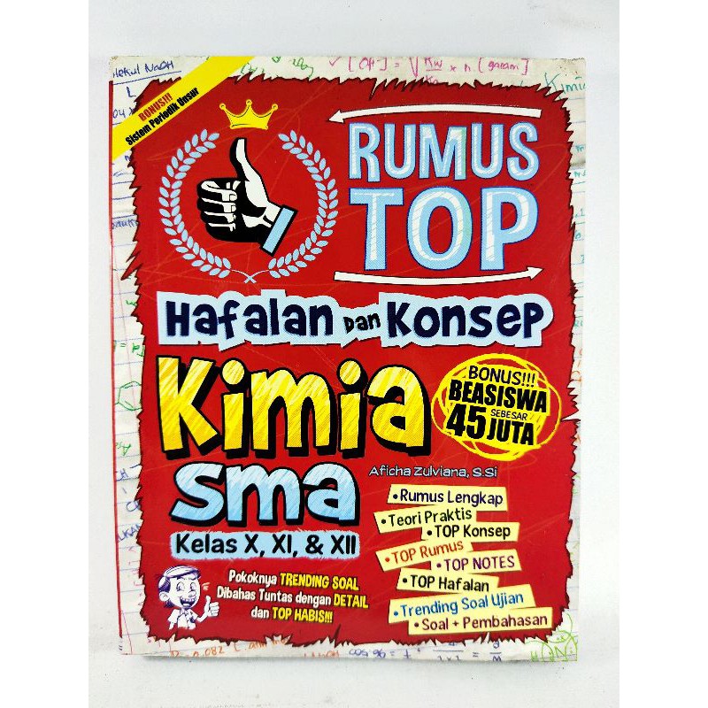 Rumus TOP Hafalan dan Konsep Kimia SMA . VRb3