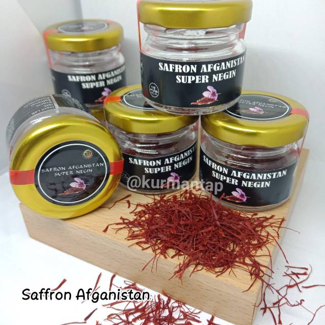 

Putik bunga Safron Premium Afganistan Grade A+ ( 1 gram )