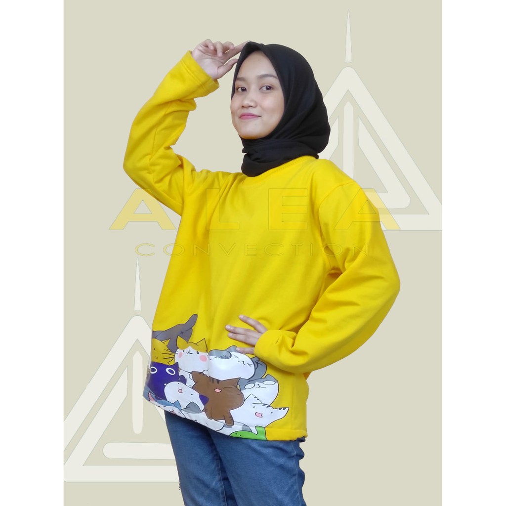 sweater crewneck wanita zongke