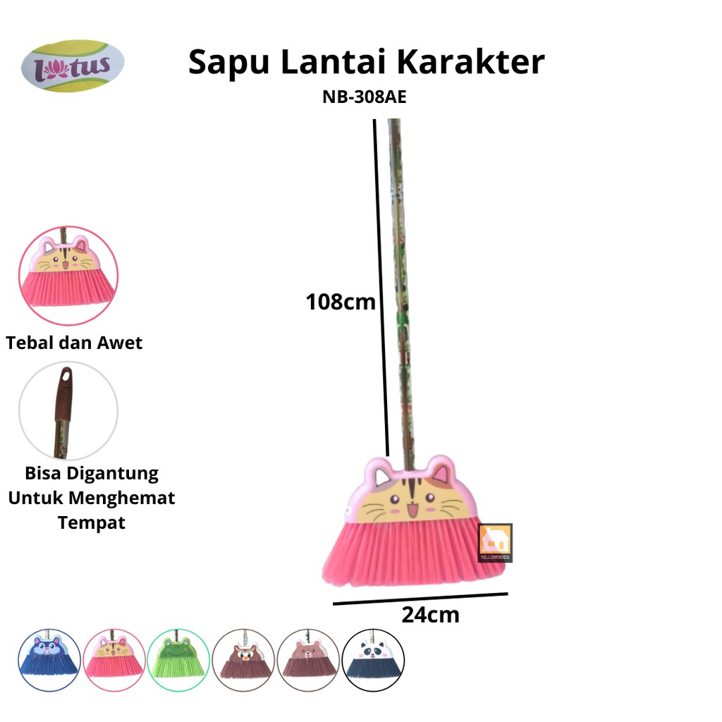 Lotus Sapu Lantai Karakter NB-308AE