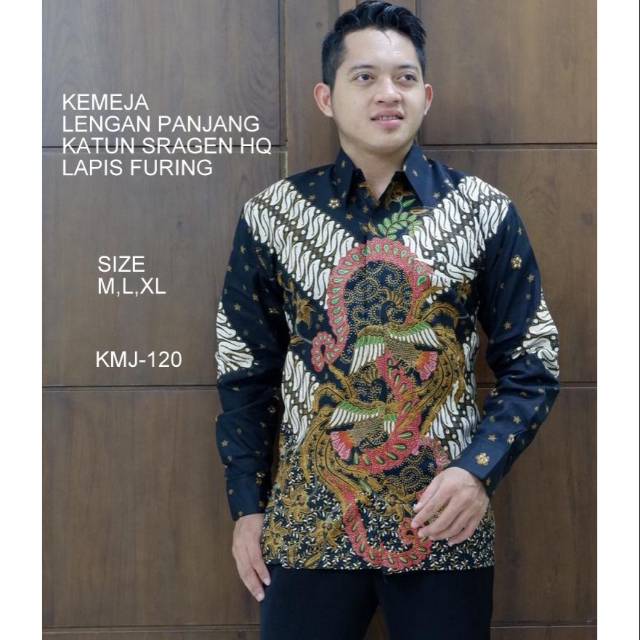 Fashion Model Baju Batik Pria Lengan Panjang Katun Halus Sragenan Plus Furing Shopee Indonesia