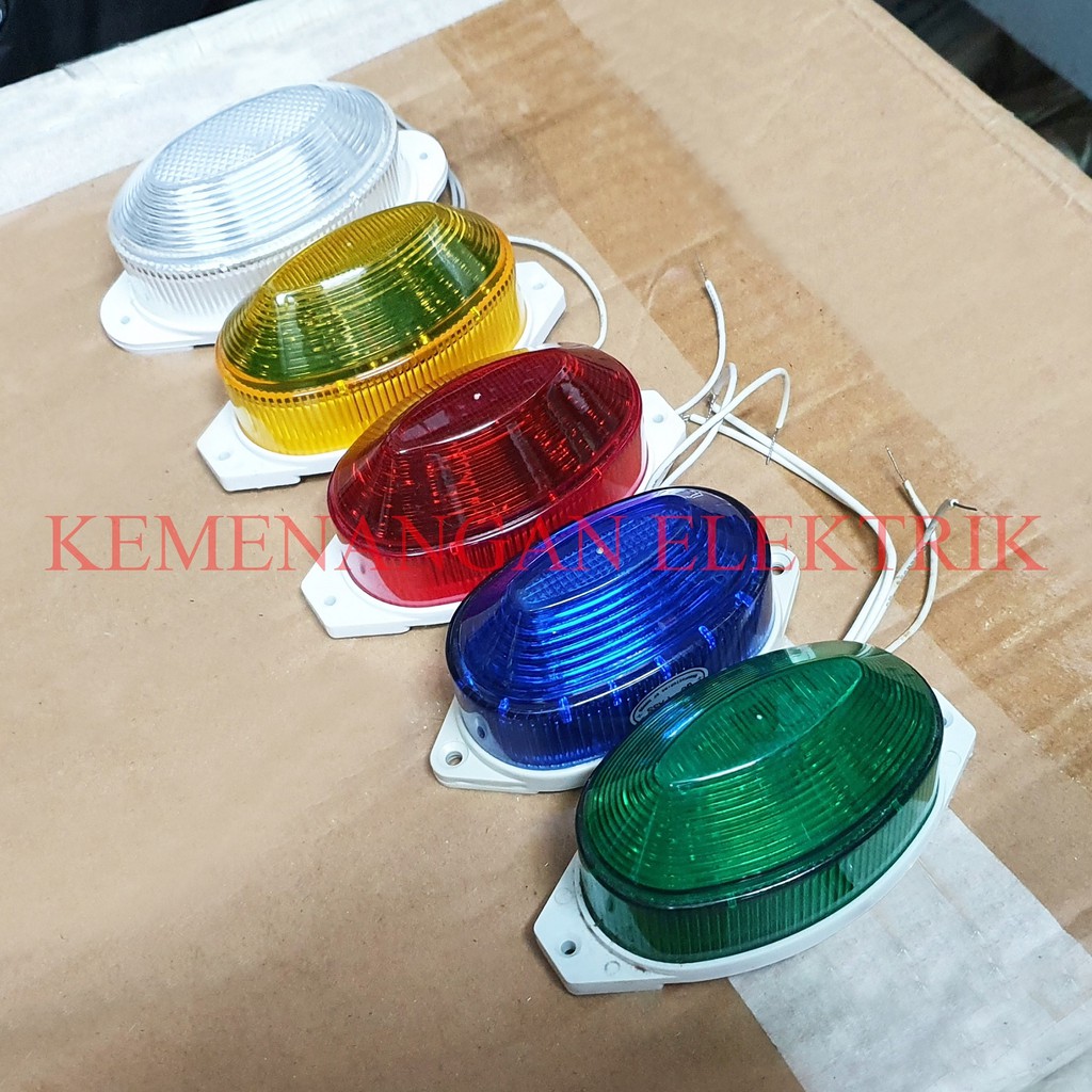 LAMPU BLITZ - FLASH LAMP - SIGNAL STROBO - LAMPU KEDAP KEDIP - STROBE LIGHT - LAMPU PERINGATAN 220V