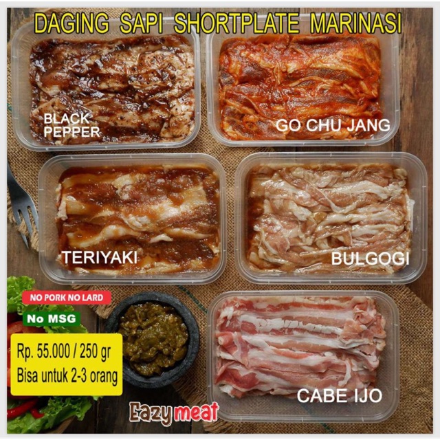 

DAGING SAPI SHORTPLATE MARINASI