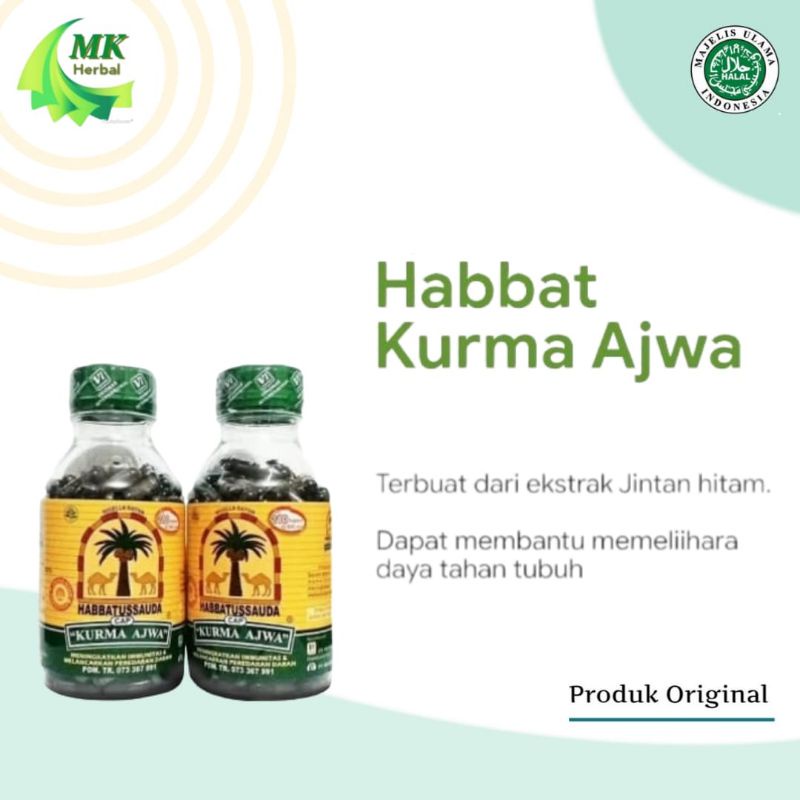 

Habbat Kurma Ajwa 210 kapsul