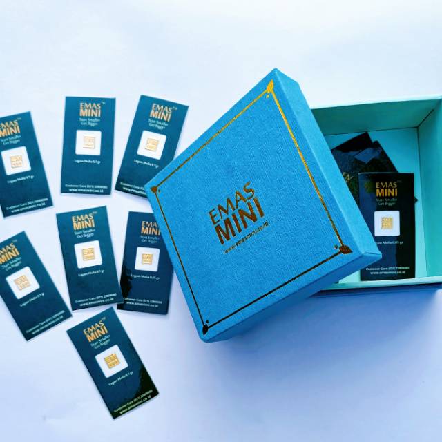 Emas mini bersertifikat Logam Mulia Emas Murni mini gold 0.025 gram
