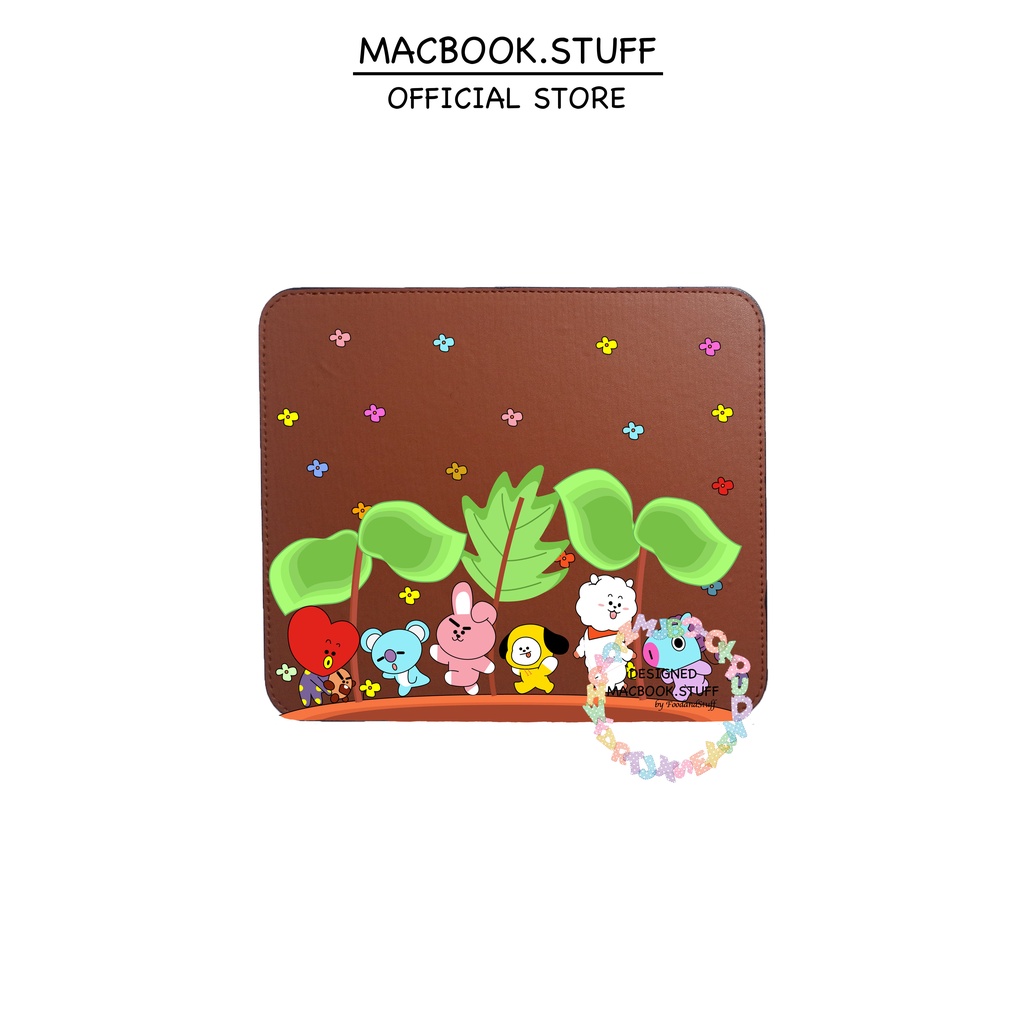 CUSTOM BTS FOREST MOUSEPAD BASIC LEATHER KULIT TEMPAT ALAS MOUSE ANTI SLIP GAMING MACBOOK LENOVO ASUS DELL NEW AIR PRO RETINA M1 2019 2020 2021 11 12 13 15 16