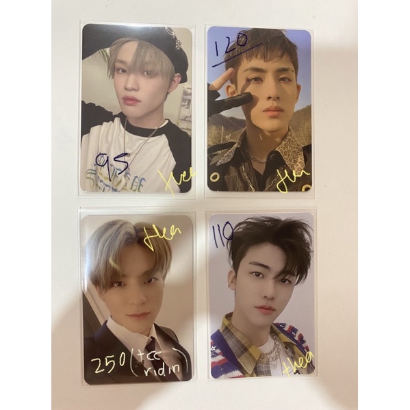 Photocard Pc chenle boring winwin atw awaken ver jeno kihno reload jaemin crazy
