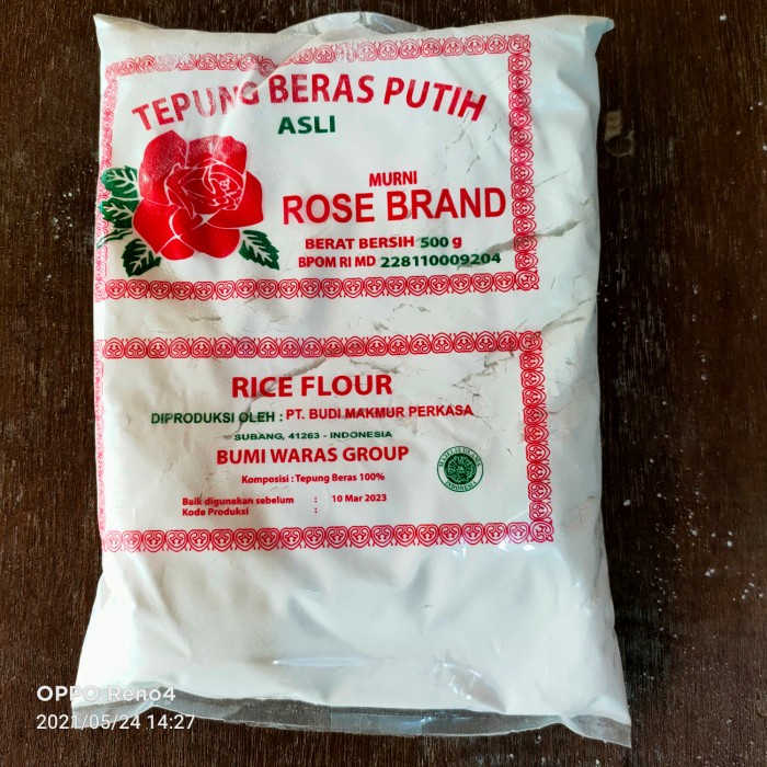 

ketan-beras-tepung- tepung beras putih rose brand 500 gram -tepung-beras-ketan.