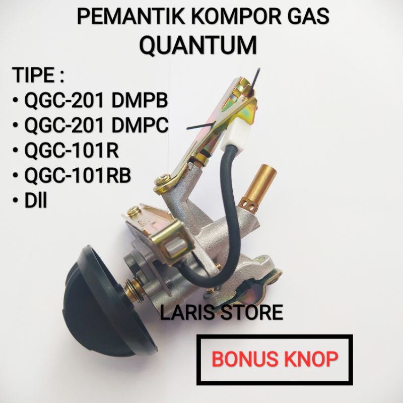 Mesin Pemantik Kompor Gas Quantum Original/Gas Valve Pematik Mekanik Ignition