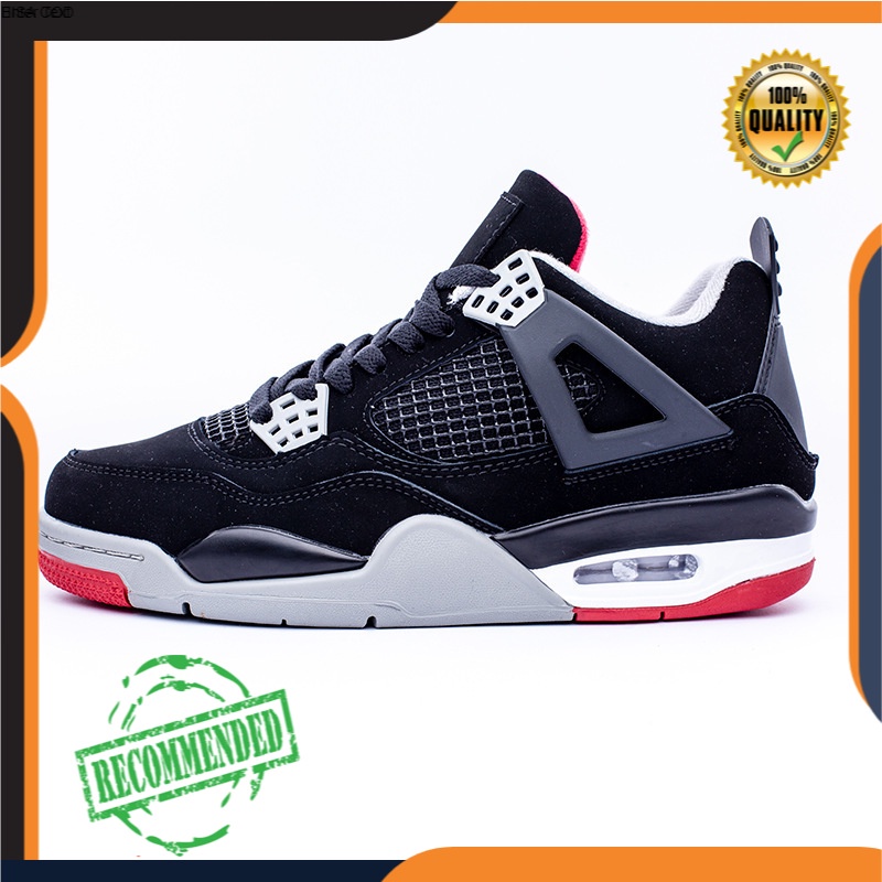 Sepatu basket Jax Aj4 Lava Panas Sepatu Basket Pria Sepatu Bebas-Slip Sepatu Tahan Air Bantal Sepatu