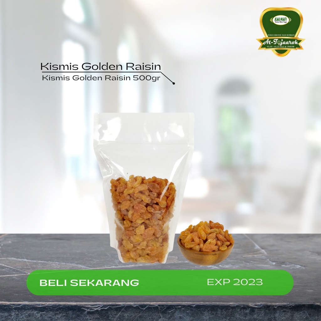 

KISMIS GOLDEN RAISIN 500GRAM || KISMIS ASAM MANIS