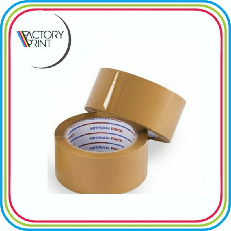 

LAKBAN OPP COKLAT 2s × 90v