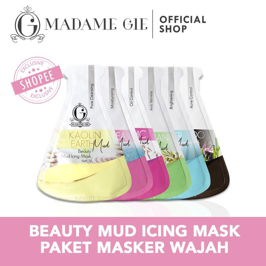 (MANYTHING) [BPOM] MADAME GIE BEAUTY MUD ICING MASK / MASKER LUMPUR MADAME GIE / PEEL OFF MASK