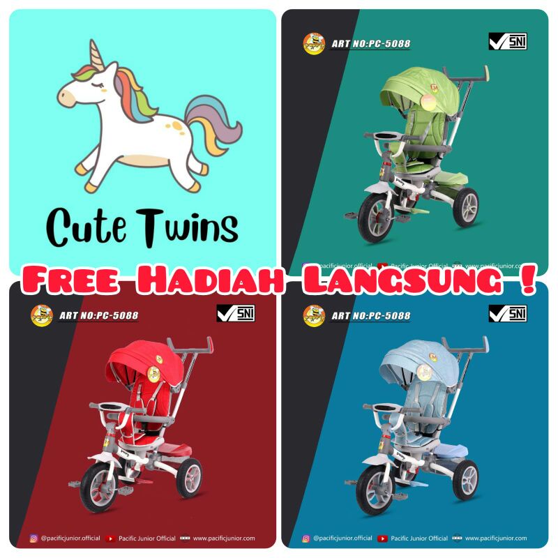 Sepeda Stroller pasific 5088