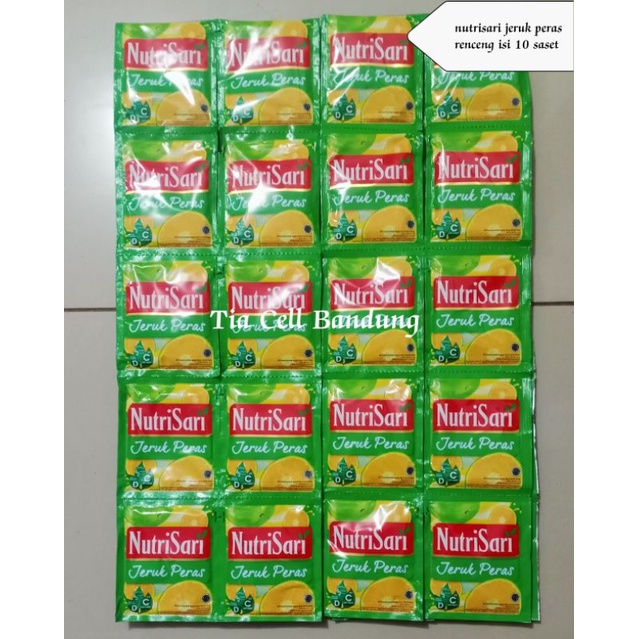 

nutrisari Florida orange 1 renceng isi 10 saset/ nutrisari jeruk peras 1 renceng isi 10 saset