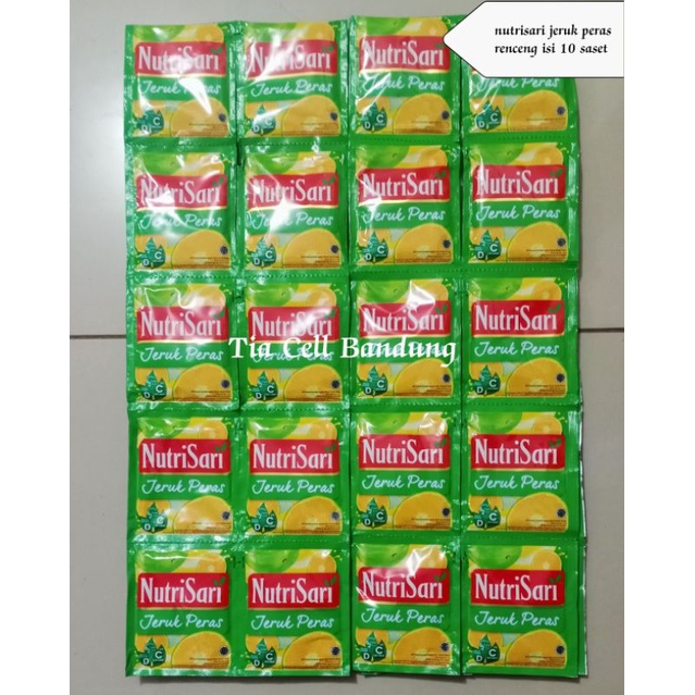 

nutrisari Florida orange 1 renceng isi 10 saset/ nutrisari jeruk peras 1 renceng isi 10 saset