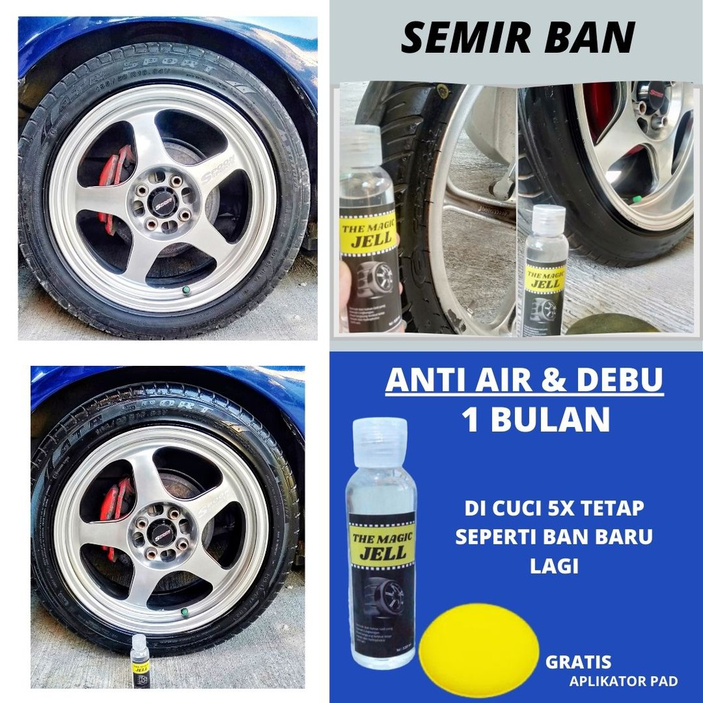 Terbaru.!! Semir Ban Penghitam Dasbot  Motor Dan Mobil Kilap Kelihatan Basah Sampai 1 Bulan  110 mil