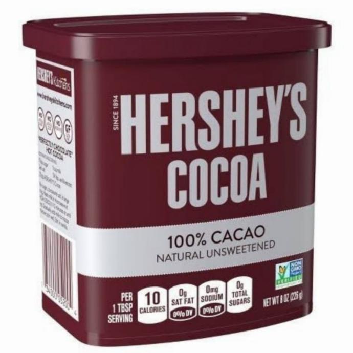 

HERSHEY'S COCOA 100% CACAO NATURAL UNSWEETENED 226 GR HERSHEY