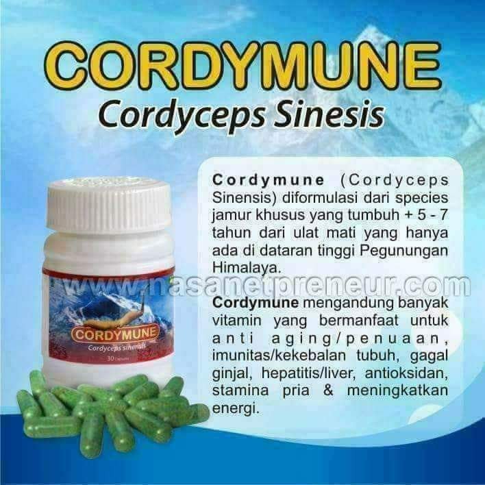 

PENURUN GULA DARAH | CORDYMUNE ORIGINAL NASA | MENJAGA DAYA TAHAN TUBUH | VITAMIN | MENGOBATI ASMA