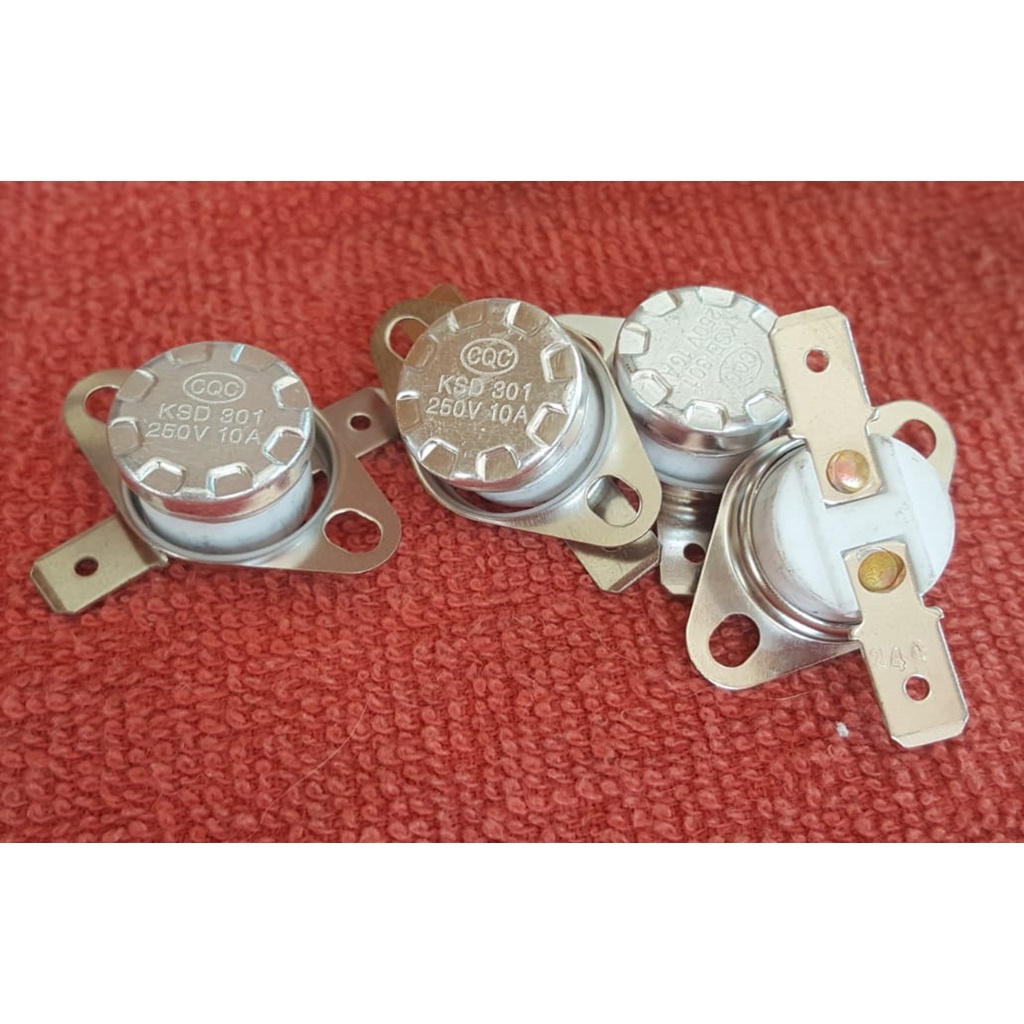 New Original Keramik KSD301 250V 10A 240C 240 derajat celsius NC Normal Closed Mantabbbb