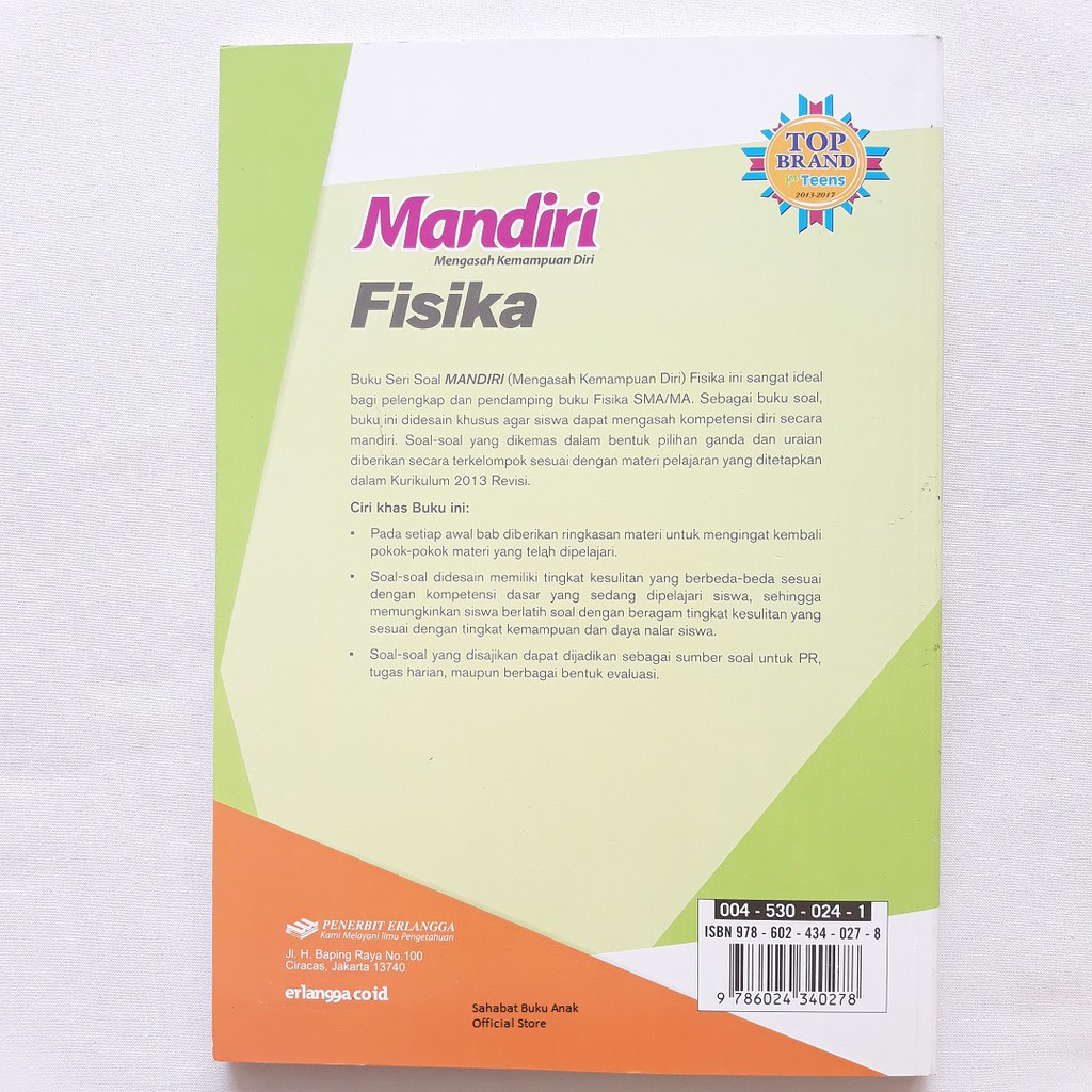 Buku Mandiri Fisika Sma Kelas 11 Xi K13 Soal Jawaban Kurtilas Shopee Indonesia