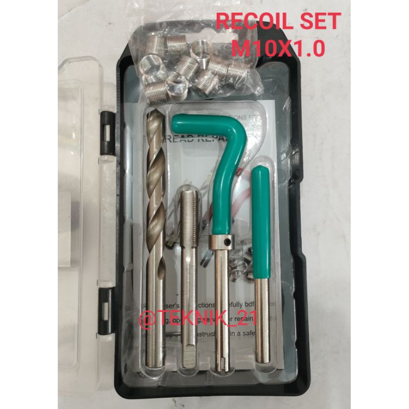RECOIL M10 x1 WIPRO RECOIL SET WIPRO M10 UNTUK BAUT 14