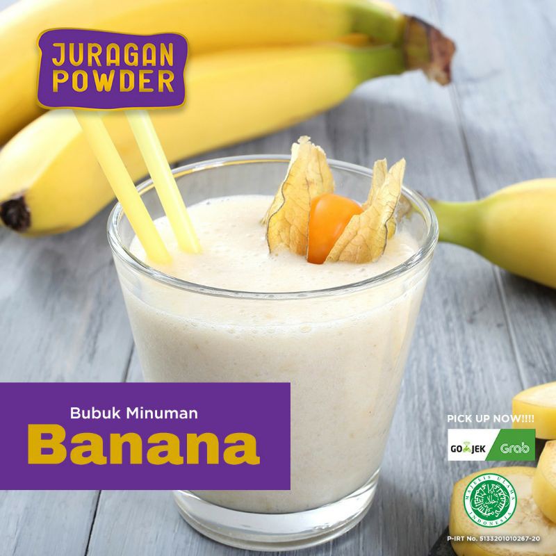 

Bubuk minuman Rasasa Banana, enak menyegarkan...YUK order.