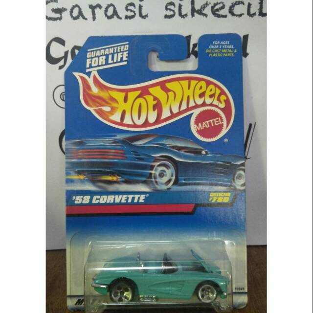 Diecast hotwheels 58 corvette