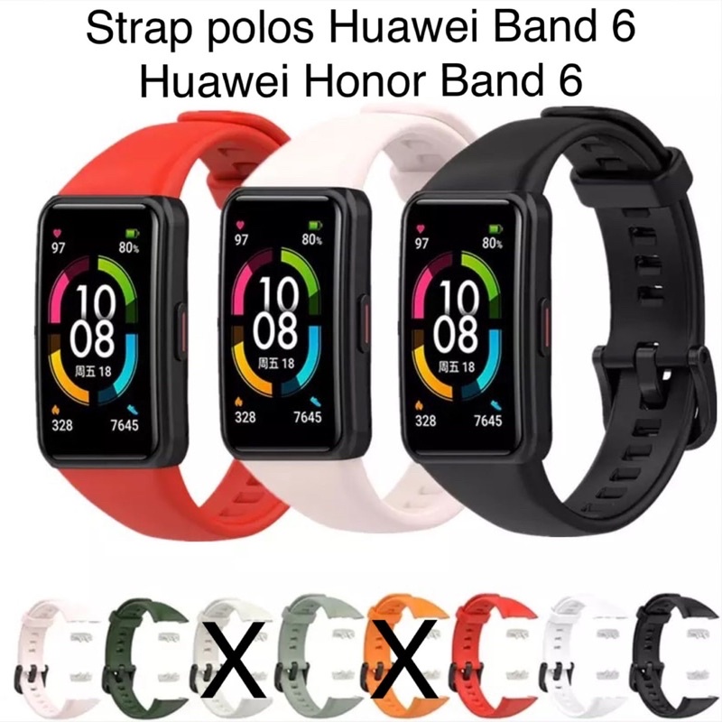Huawei band 6 || strap Huawei Band 6 / honor band 6 tali band 6-putih