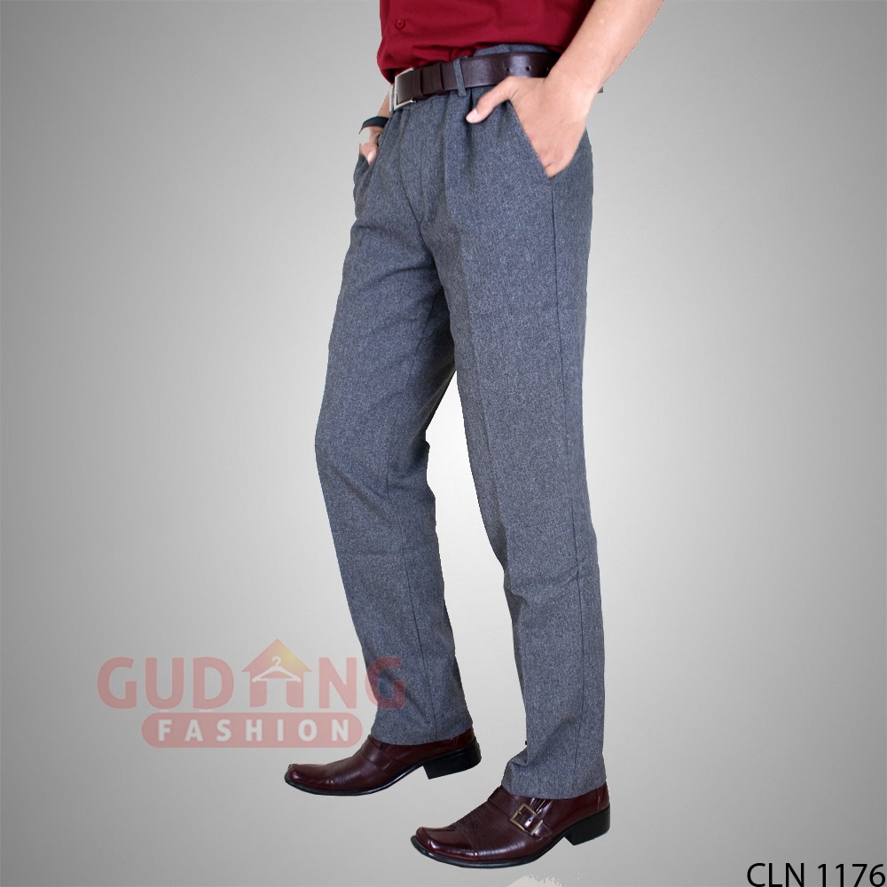 Celana Kerja Pria Slim Fit Polos Formal Terbaru - CLN 1176