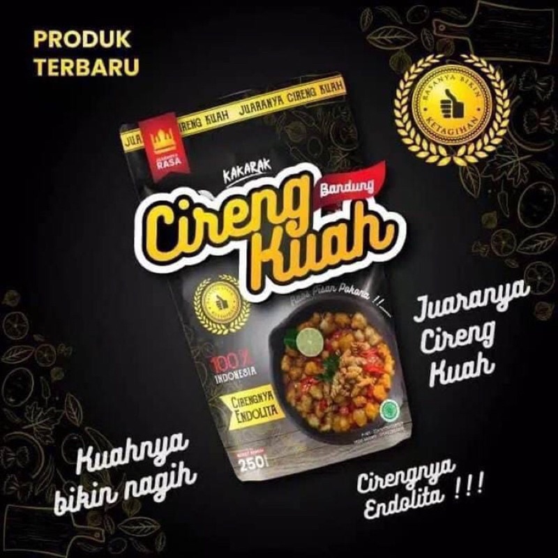 

Mumer~cireg kuah 250 gr pedas