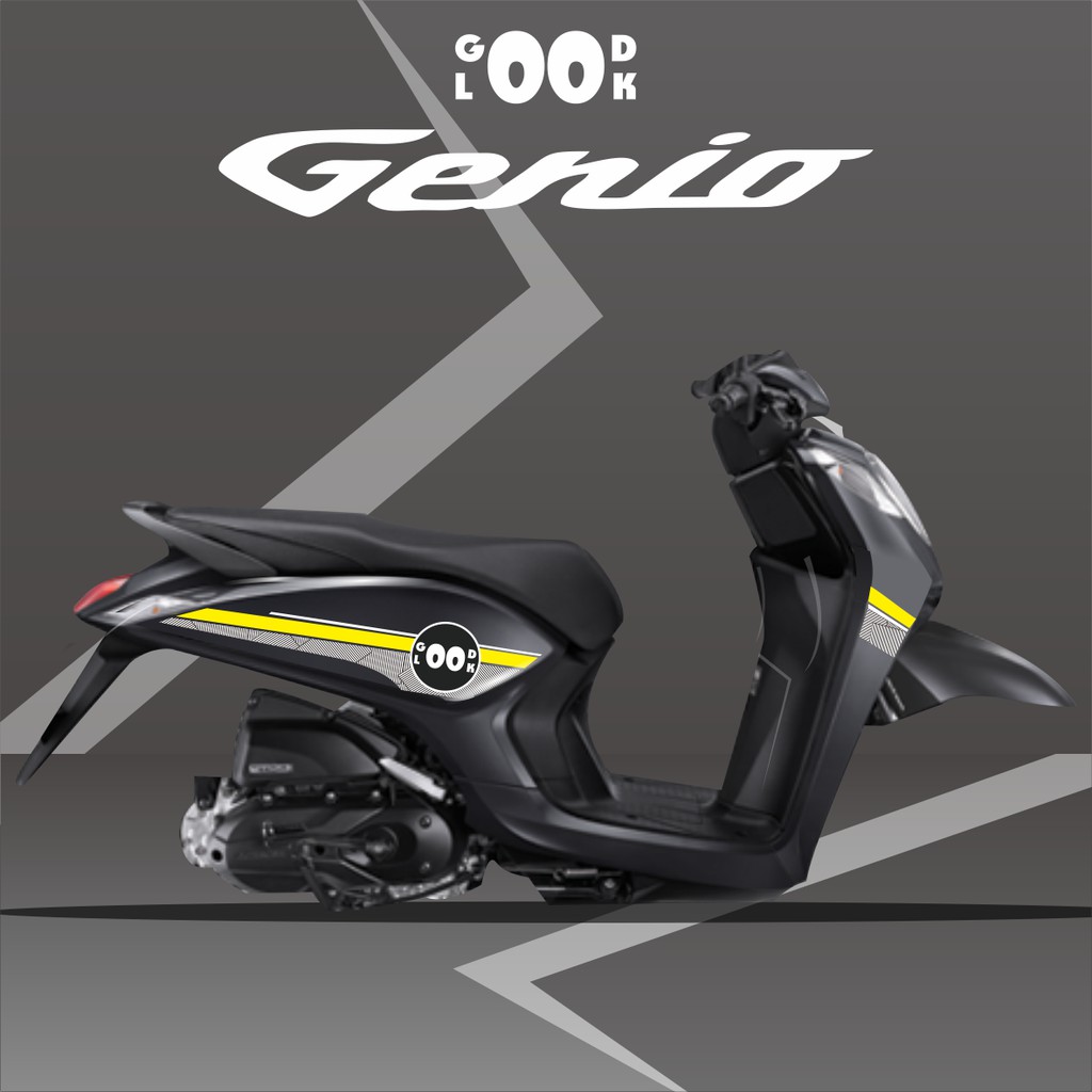 STRIPING STIKER LIS STRIP HONDA GENIO GL1 RETRO CAFE RACER