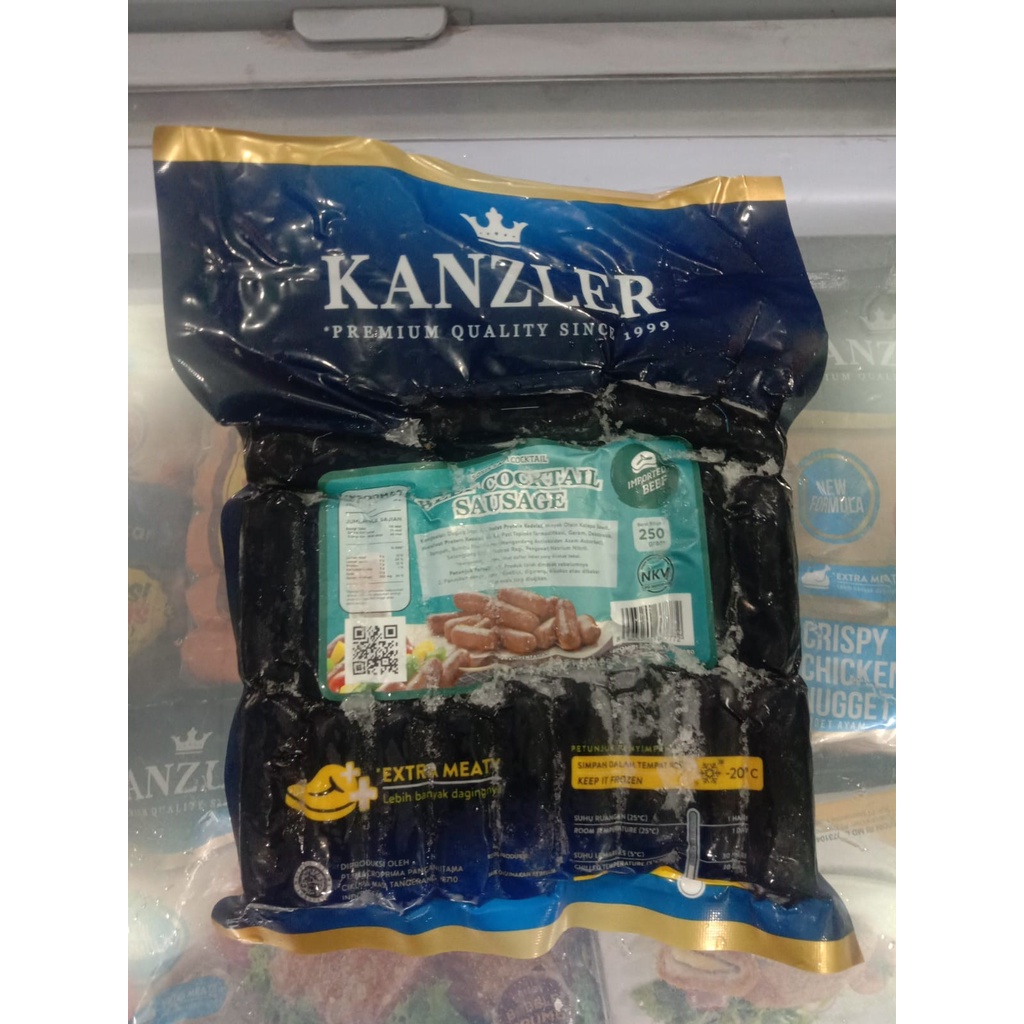 

TERLARIS!!!KANZLER BEEF COCKTAIL 250GR