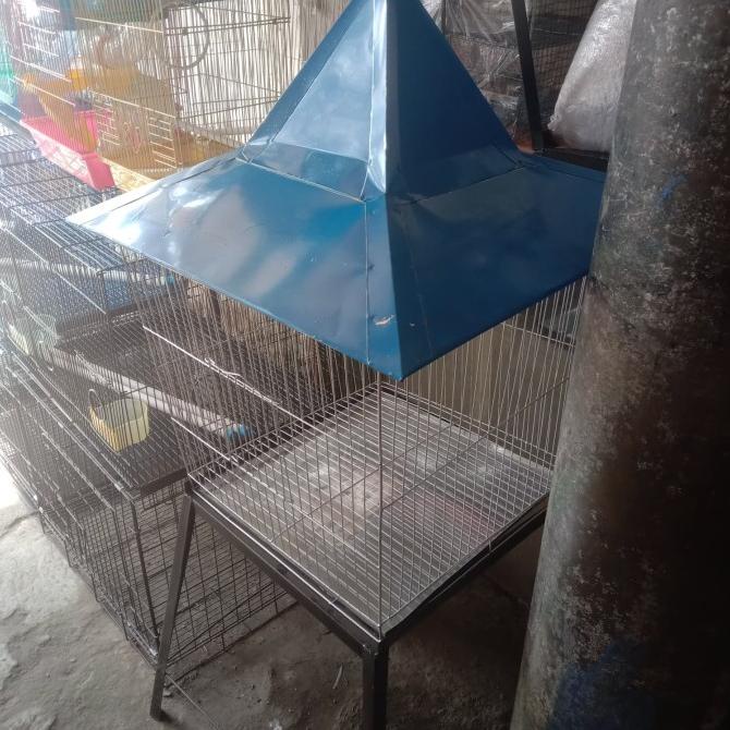 

kandang burung dan ayam atap rumah kaki 4 ---Murah---