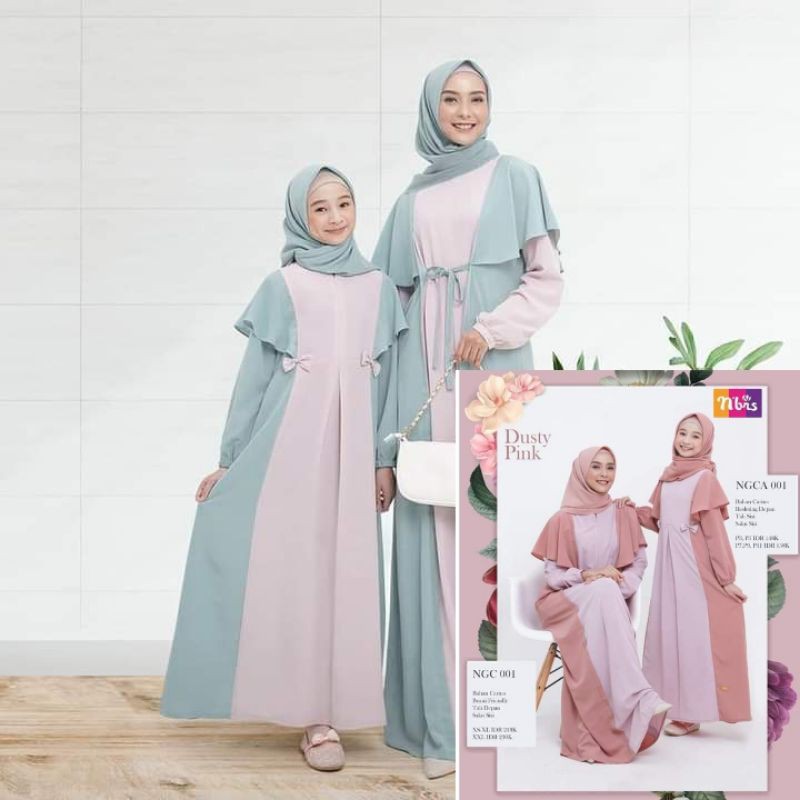 GAMIS COUPLE NIBRAS/ GAMIS IBU DAN ANAK NGC 001/NGCA 001