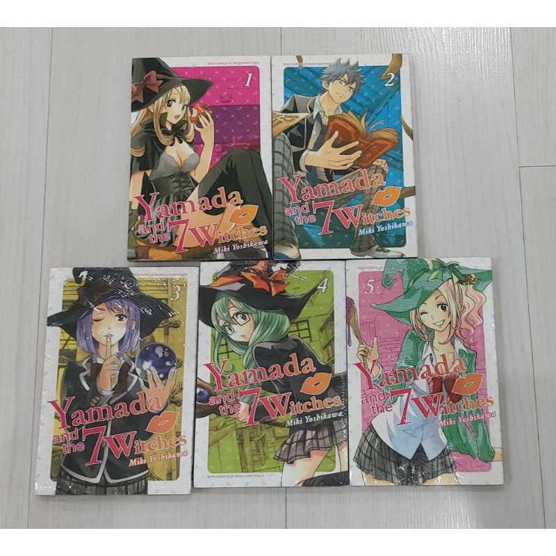 Komik Yamada and The 7 Witches Vol. 1-5 (1 set)