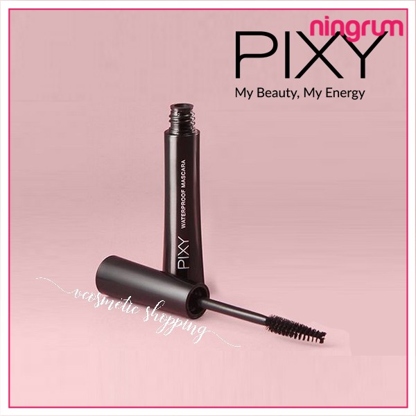 Ningrum Kecantikan Kosmetik Mata Waterproof Mascara Pixy Ori Mascara Black and Blue - 8024