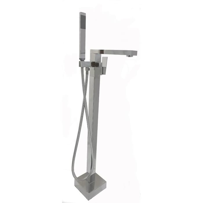 [SERBA SERBI] Kran Standing Bathtub Minimalis Mixer Panas Dingin Kuningan New Model