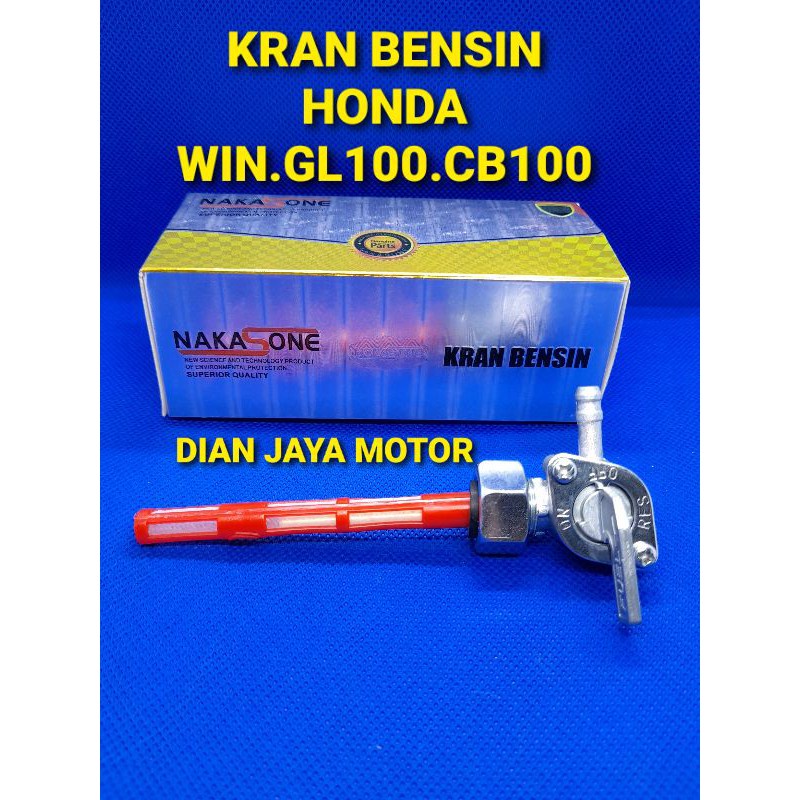 Kran Bensin Merk Nakasone Motor Honda GL100 CB100 WIN GLPRO OLD Dian Jaya Motor DJM Keran Bensin Kra