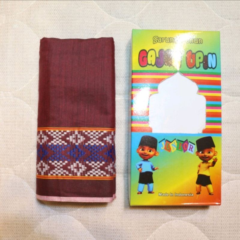 sarung anak polos warna motif songket grosir