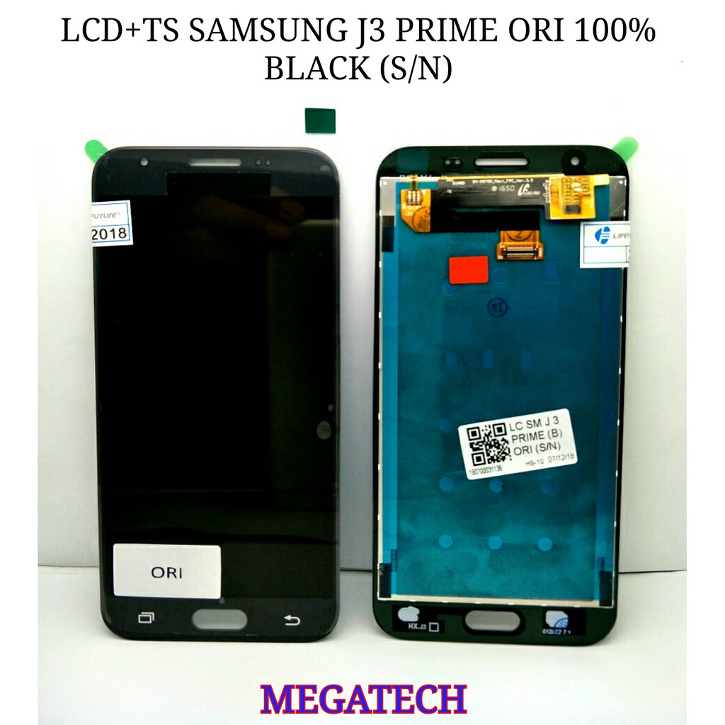 Lcd Ts Samsung Galaxy J 3 J3 Prime Ori Hitam Shopee Indonesia