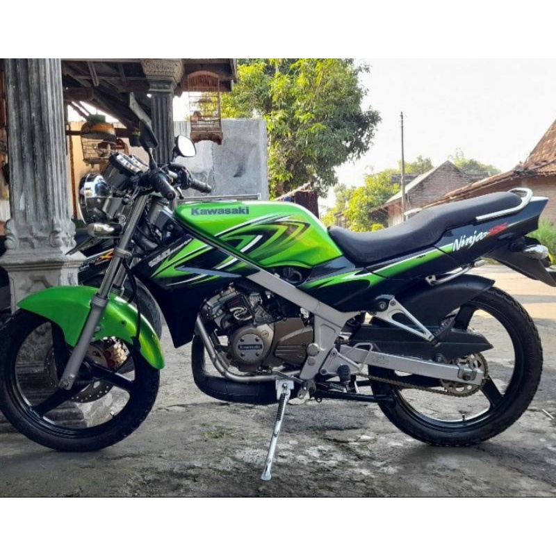 (BAYAR DITEMPAT) striping ninja ss 2010 hijau stiker standar Ori kawasaki ninja ss hijau 2010 kualit