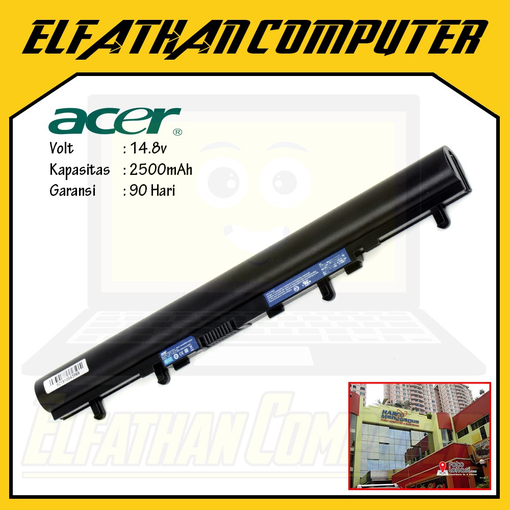 Jual Baterai Batre Baterry Laptop Acer Aspire V5 V5-471 V5-431 V5-531