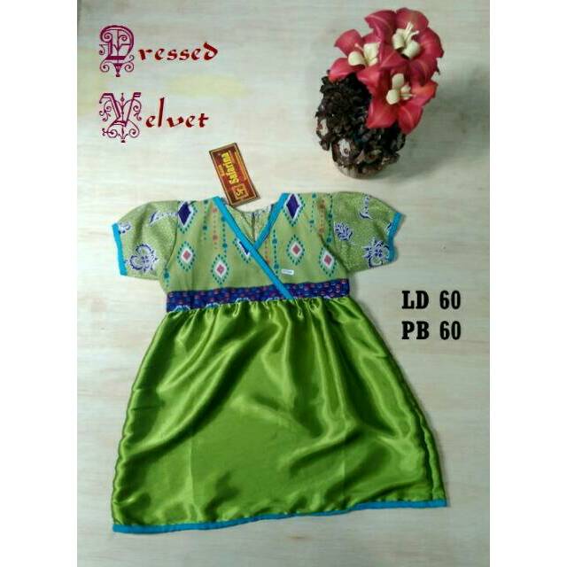 Dress Anak Velvet - Dress Cantik Pesta